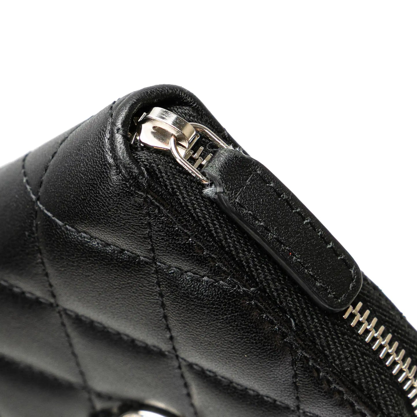 Chanel Quilted Lambskin CC Crystal Coin Pouch