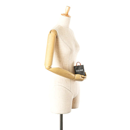 Celine Micro Triomphe Coated Canvas Vertical Cabas Bag Charm