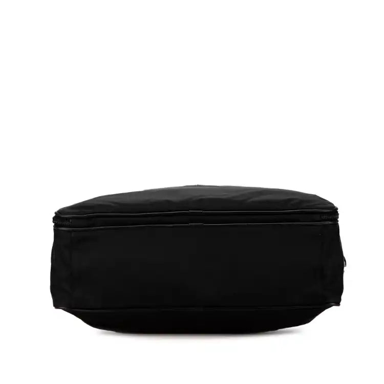 Prada Saffiano-Trimmed Tessuto Briefcase