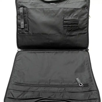 Prada Saffiano-Trimmed Tessuto Briefcase
