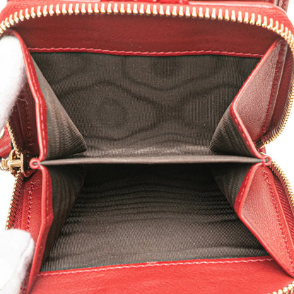 Gucci Microguccissima Zip Around Small Wallet