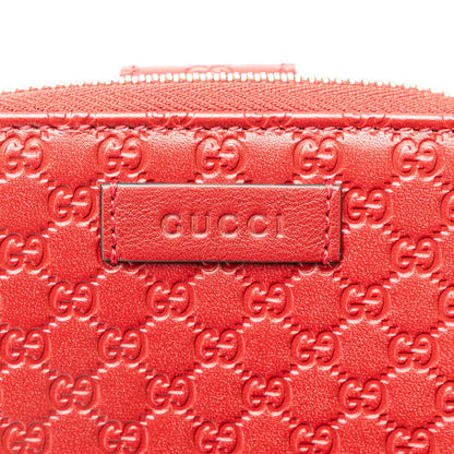 Gucci Microguccissima Zip Around Small Wallet