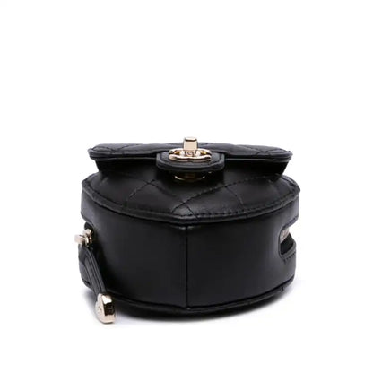 Chanel Lambskin CC in Love Heart Necklace Bag