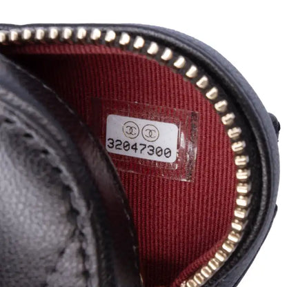 Chanel Lambskin CC in Love Heart Necklace Bag