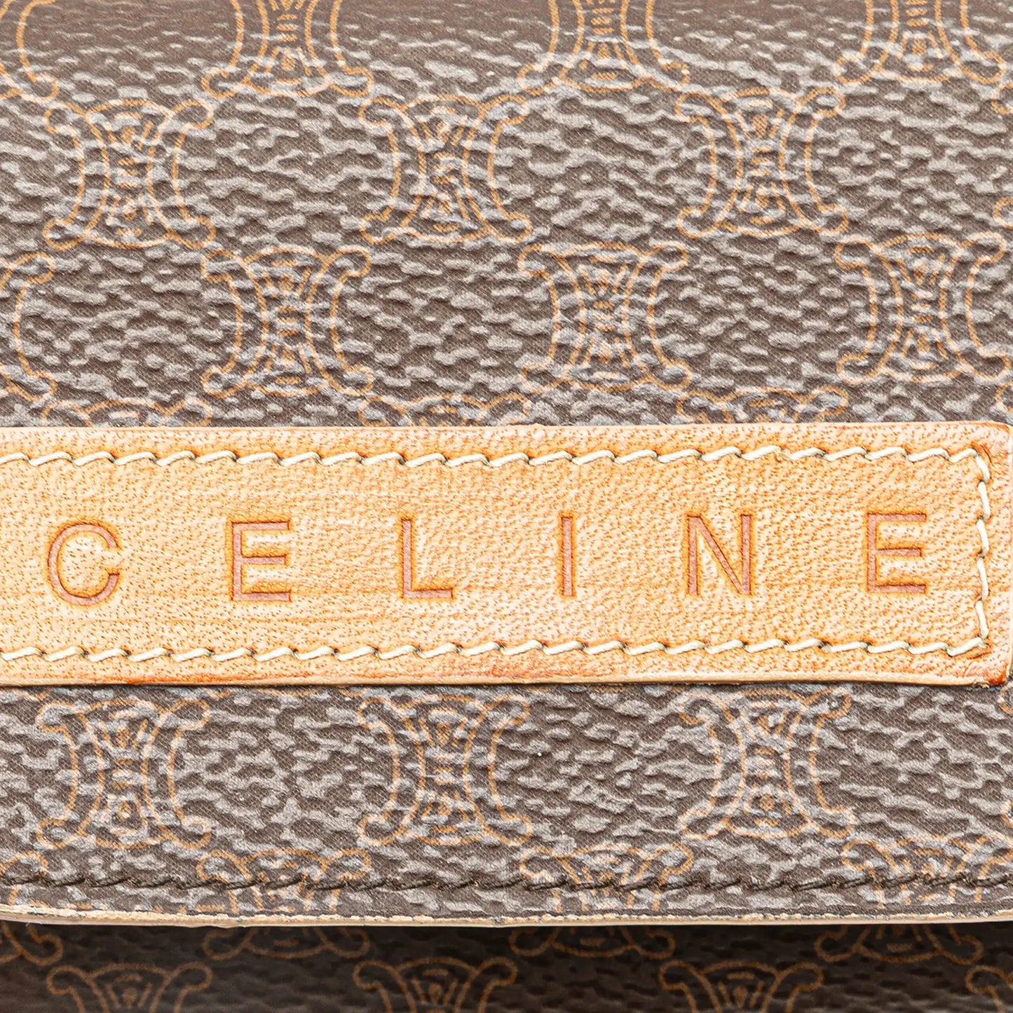 Celine Macadam Coated Canvas Coin Pouch