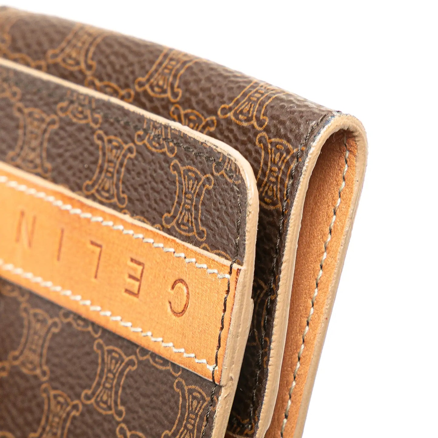 Celine Macadam Coated Canvas Coin Pouch