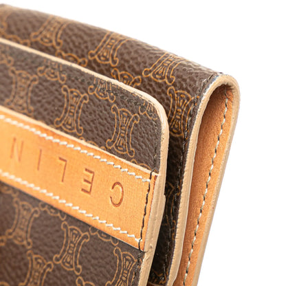 Celine Macadam Coated Canvas Coin Pouch