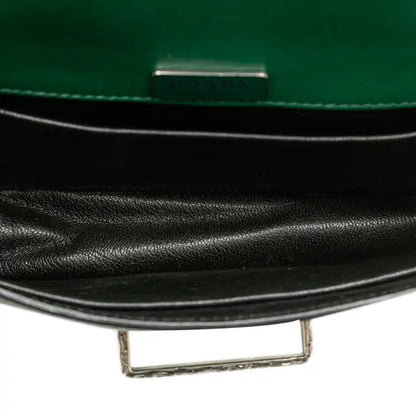 Prada Saffiano Trimmed City Calf Crystal Cahier Crossbody