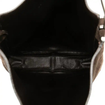 Gucci Suede Horsebit Chain Hobo
