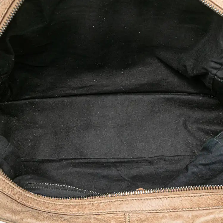 Balenciaga Mini Lambskin Motocross Classic Folder Business Bag