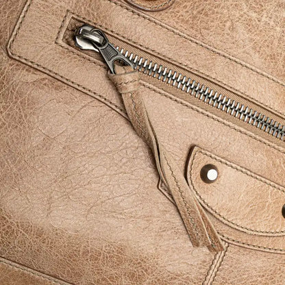 Balenciaga Mini Lambskin Motocross Classic Folder Business Bag