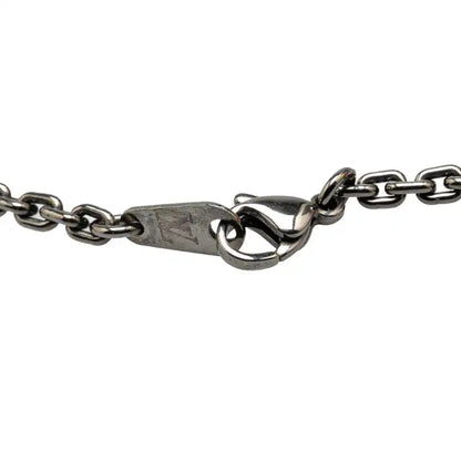 Louis Vuitton Stainless Steel Monogram Bold Necklace