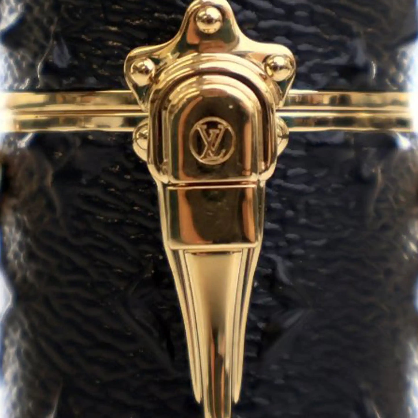 Louis Vuitton Monogram  Embossed Lipstick Chain Case