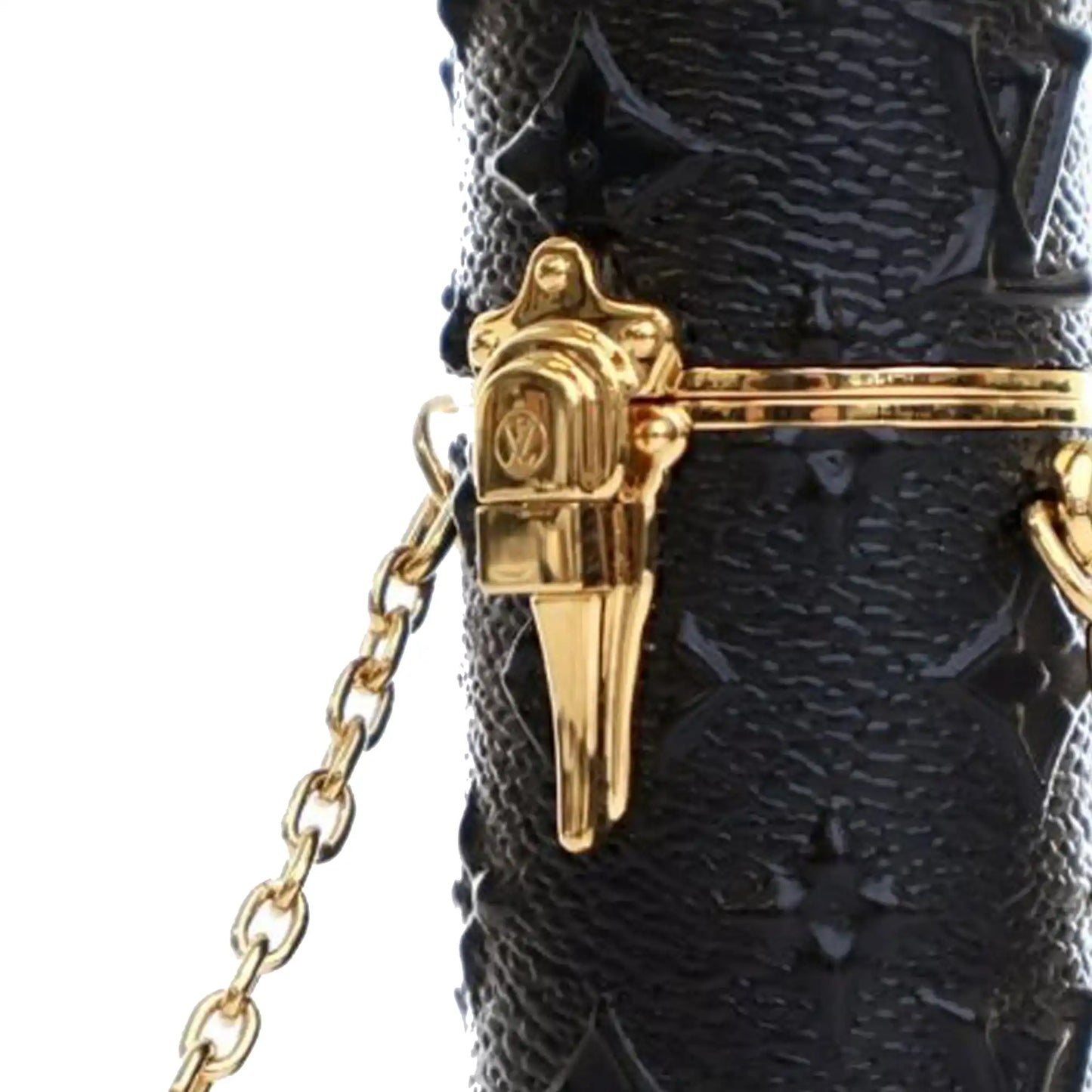 Louis Vuitton Monogram  Embossed Lipstick Chain Case