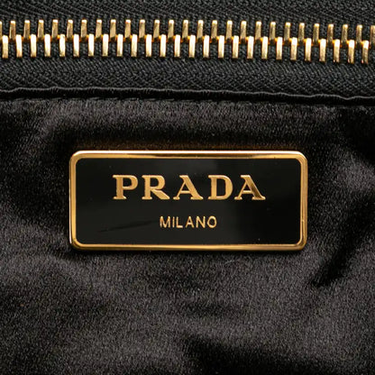 Prada Sequined Satin Stripes Tote