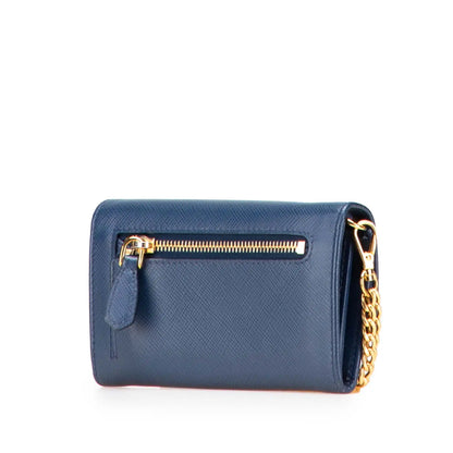 Prada Saffiano Card Holder on Chain