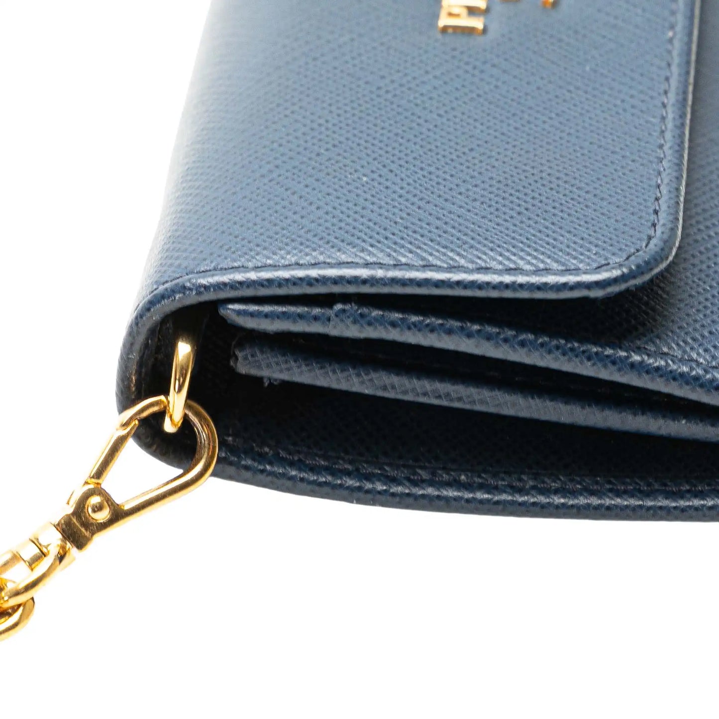 Prada Saffiano Card Holder on Chain