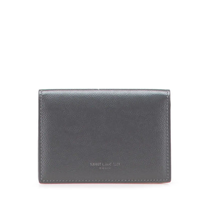 Saint Laurent Grain de Poudre Business Card Holder