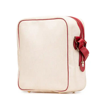 Hermès Toile and Clemence Victoria Messenger Bag