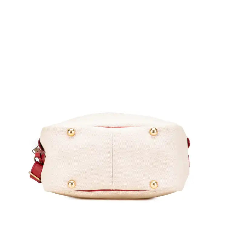 Hermès Toile and Clemence Victoria Messenger Bag