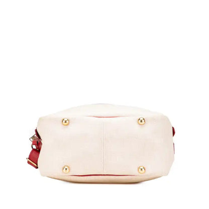 Hermès Toile and Clemence Victoria Messenger Bag