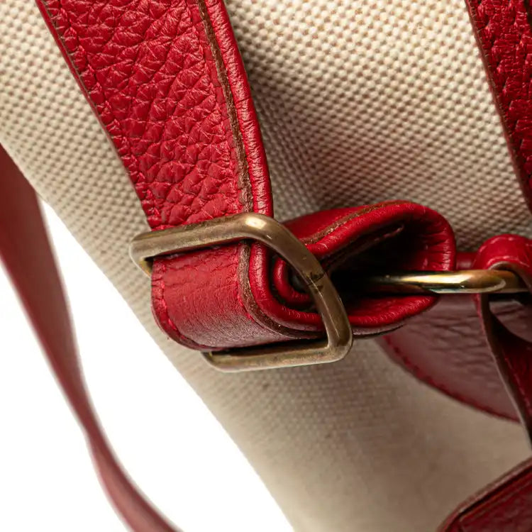 Hermès Toile and Clemence Victoria Messenger Bag