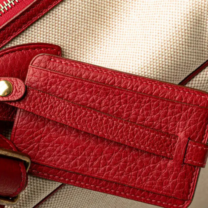 Hermès Toile and Clemence Victoria Messenger Bag