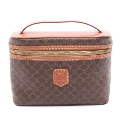 Celine Macadam Coated Canvas Vanity Bag