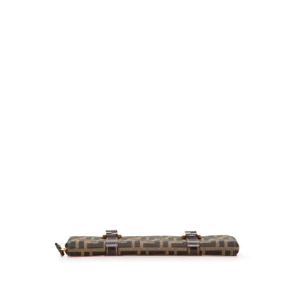 Fendi Zucca Canvas Top Handle Wallet