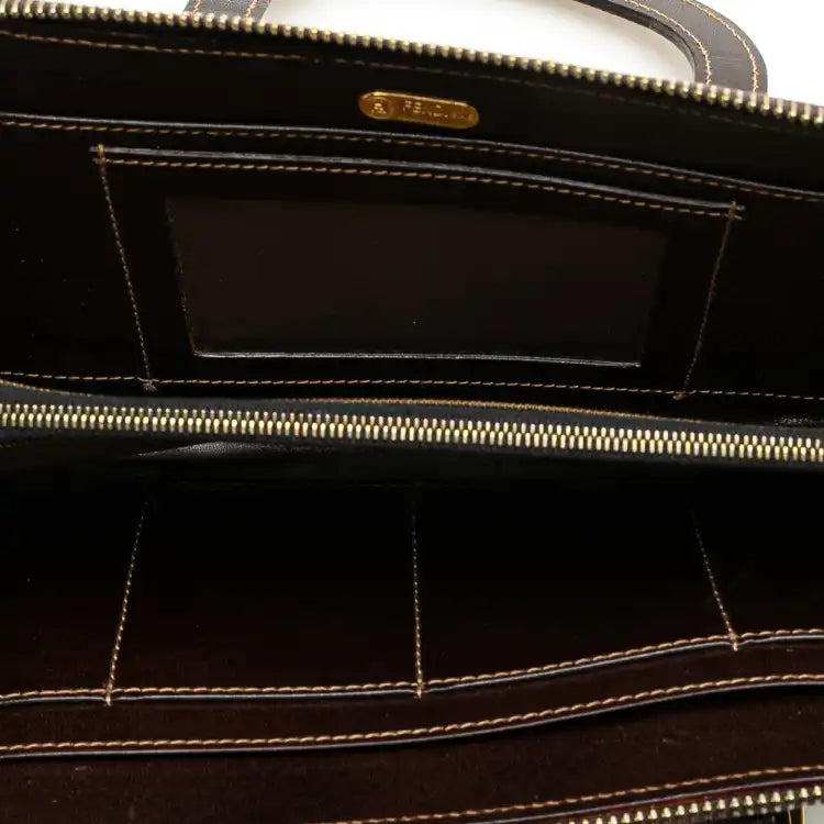 Fendi Zucca Canvas Top Handle Wallet
