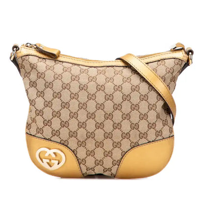 Gucci Small GG Canvas Lovely Heart Crossbody