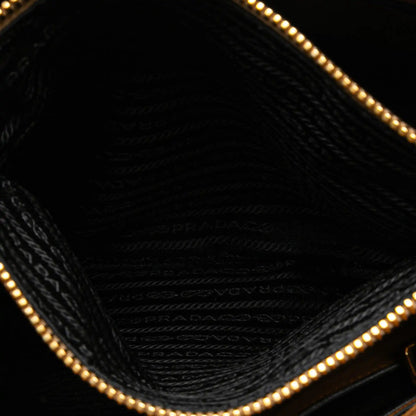 Prada Saffiano Soft Triple Pocket Satchel