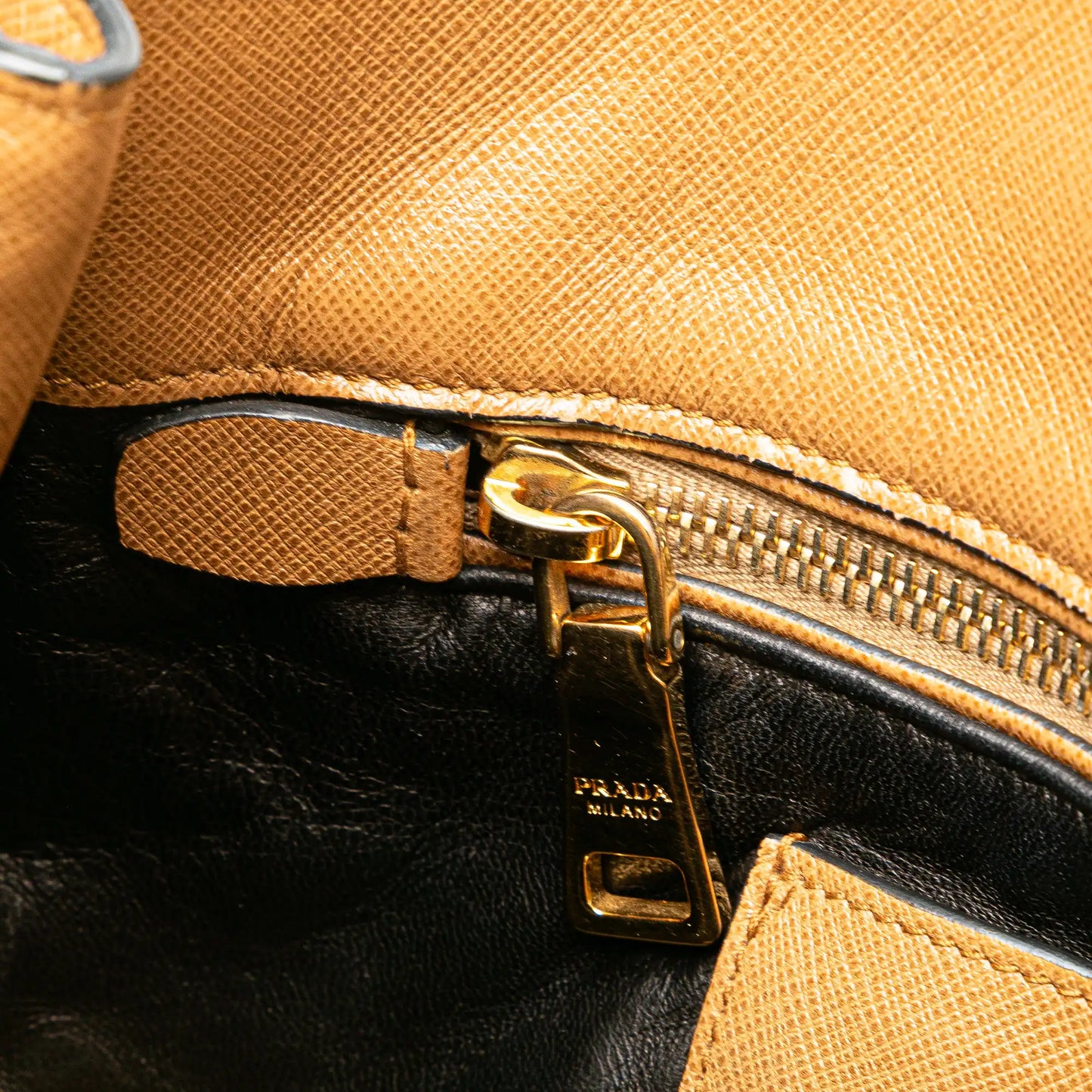 Prada Saffiano Soft Triple Pocket Satchel