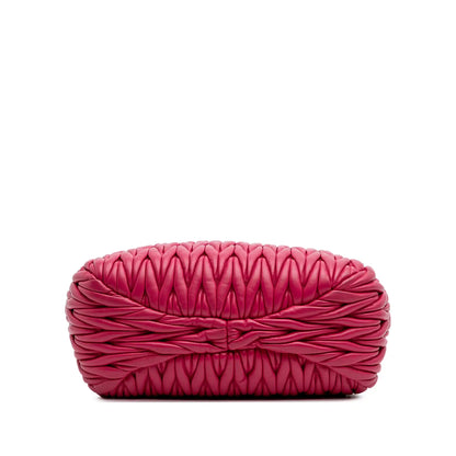 Miu Miu Matelasse Nappa Satchel