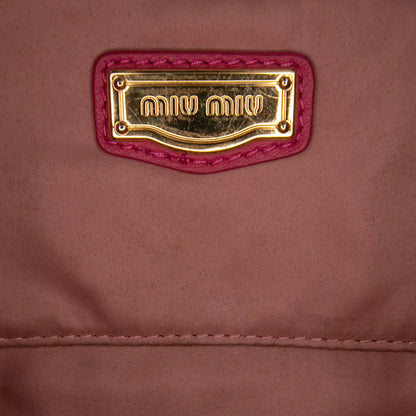 Miu Miu Matelasse Nappa Satchel