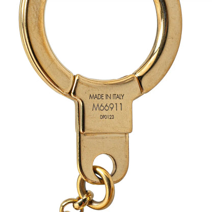 Louis Vuitton Gold Plated Bee Flower Bag Charm Key Chain