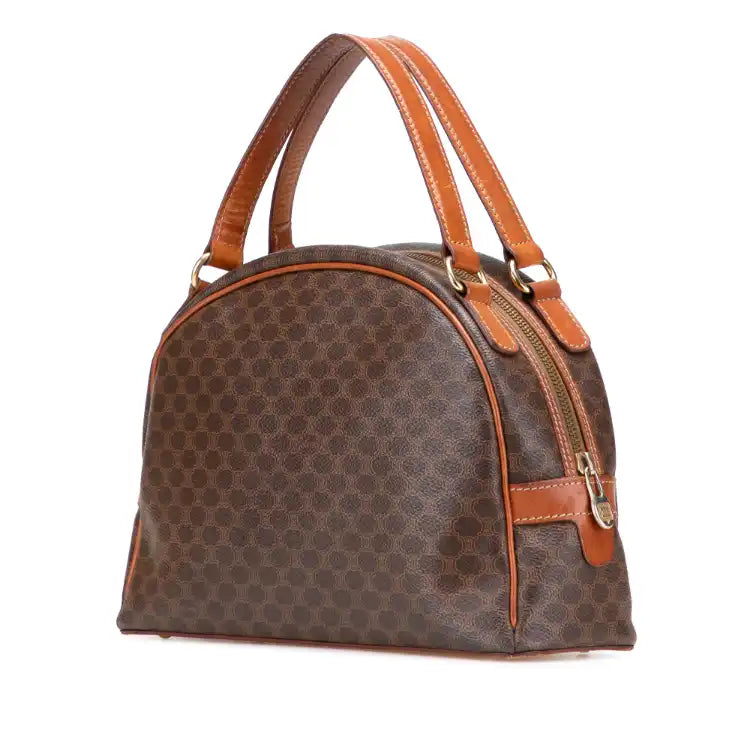 Celine Macadam Coated Canvas Handbag