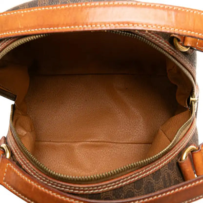 Celine Macadam Coated Canvas Handbag