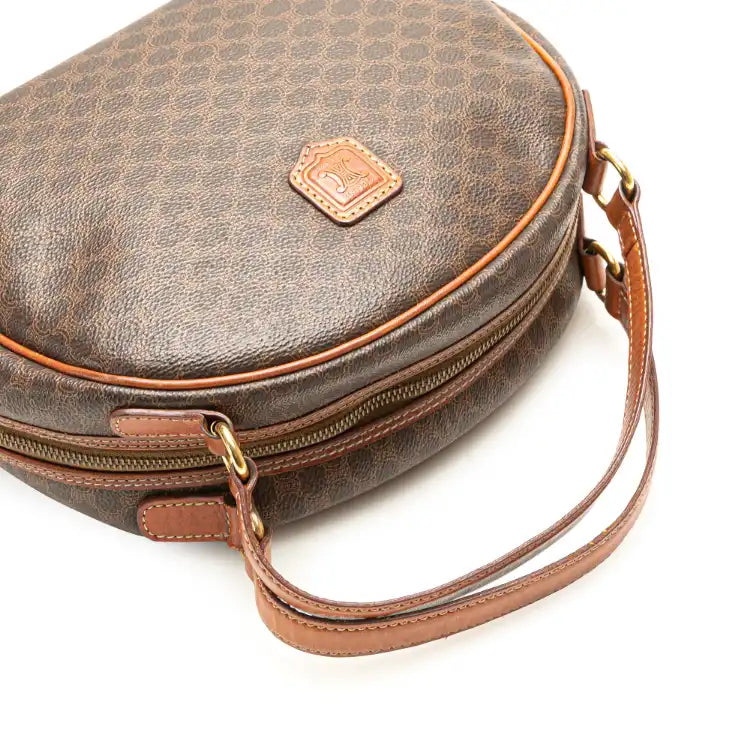 Celine Macadam Coated Canvas Handbag