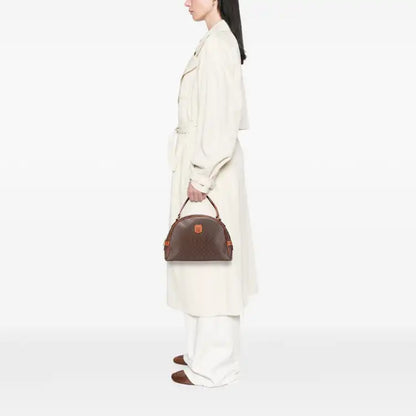 Celine Macadam Coated Canvas Handbag