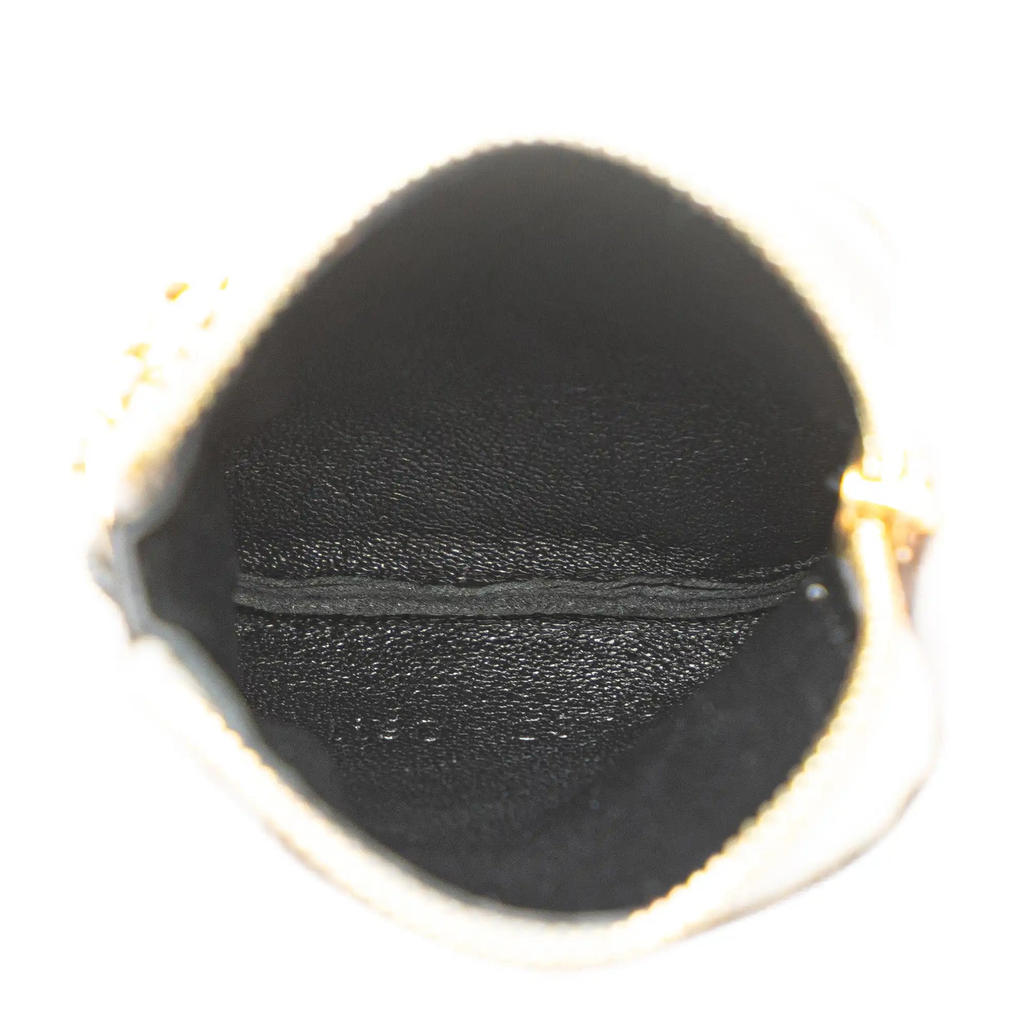 Celine Bicolor Leather Key Ring Coin Pouch