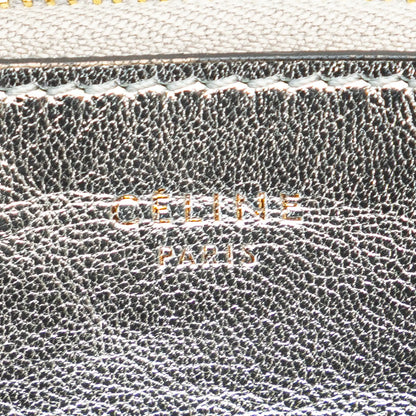 Celine Bicolor Leather Key Ring Coin Pouch