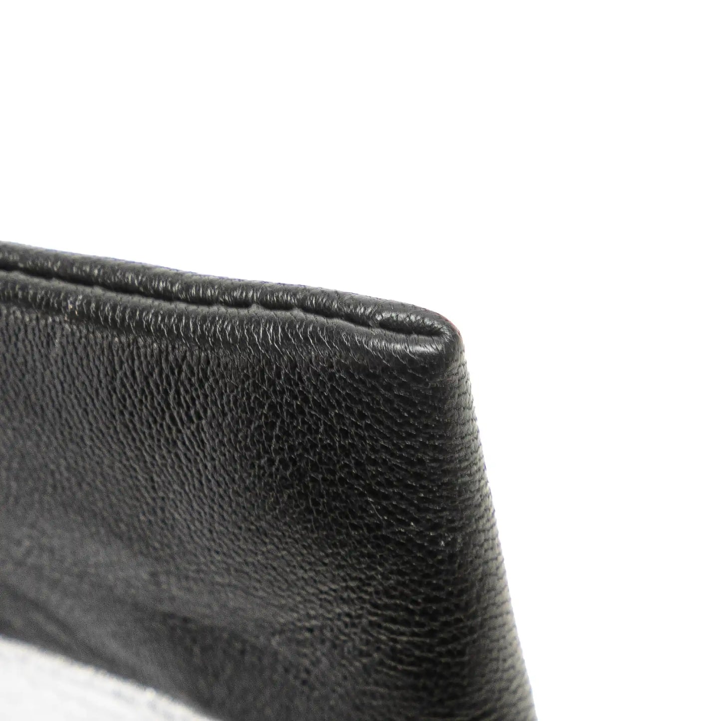 Celine Bicolor Leather Key Ring Coin Pouch