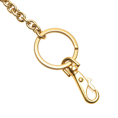 Celine Bicolor Leather Key Ring Coin Pouch