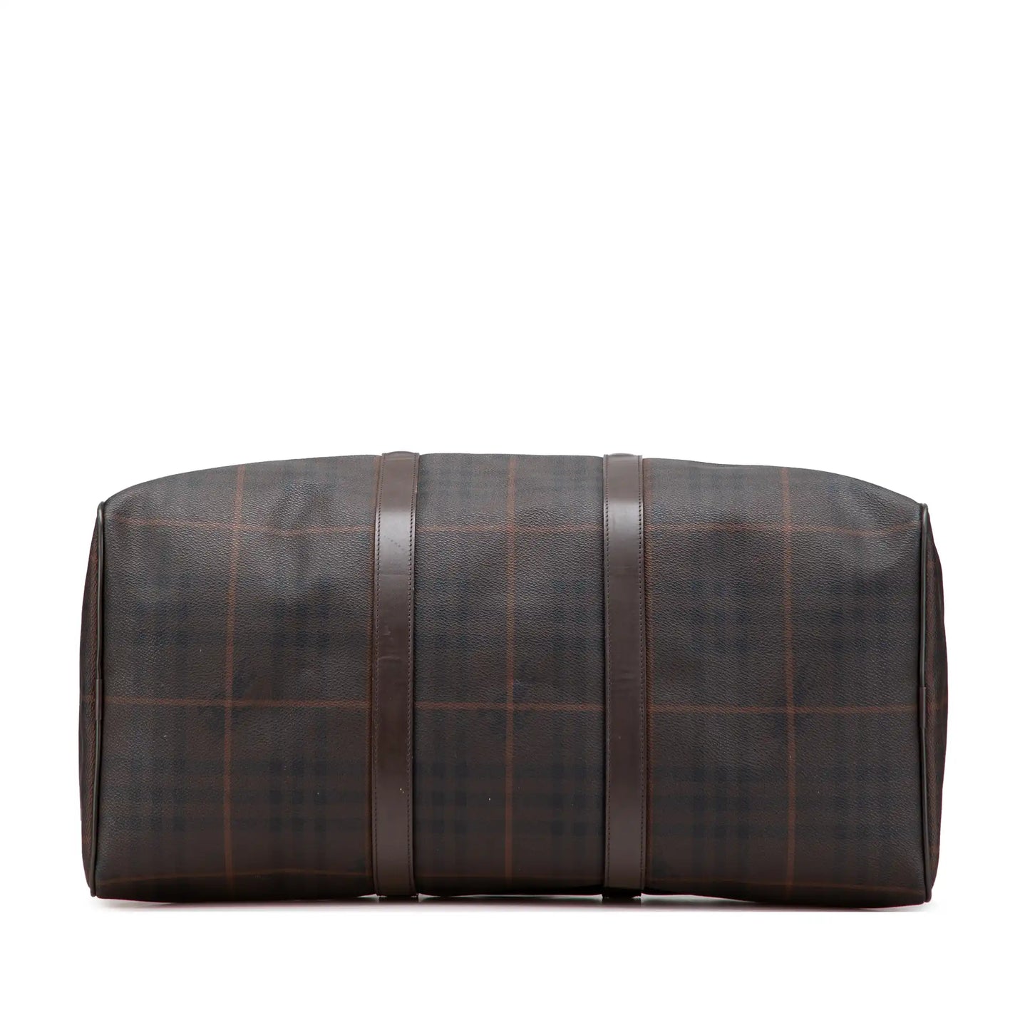 Burberry Tonal Check Coated Canvas Travel Bag
