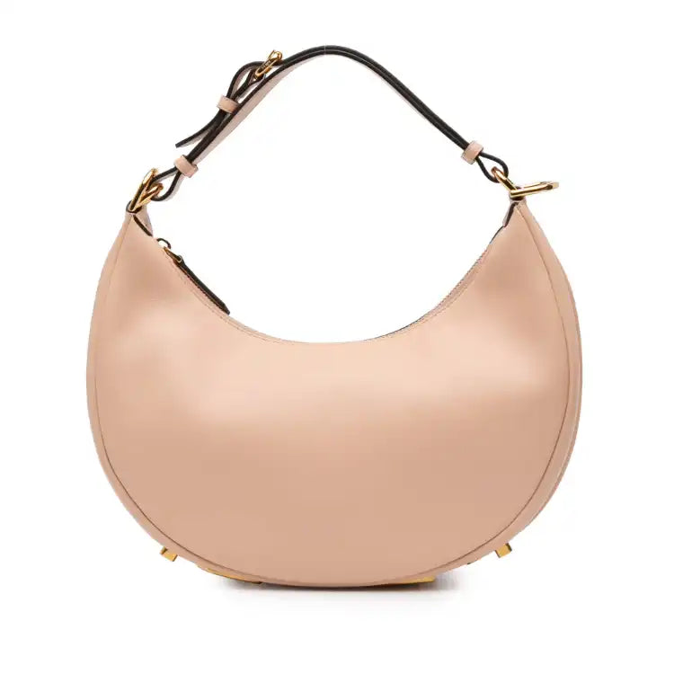 Fendi Small Leather Fendigraphy Hobo
