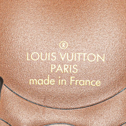 Louis Vuitton Monogram  and Leather Puppy Key Ring and Bag Charm