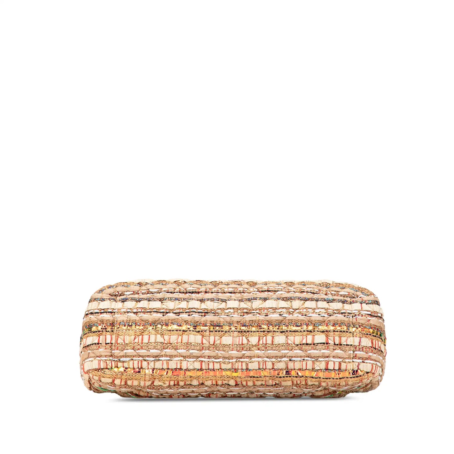 Chanel Jumbo Classic Iridescent Ribbon and Tweed Single Flap