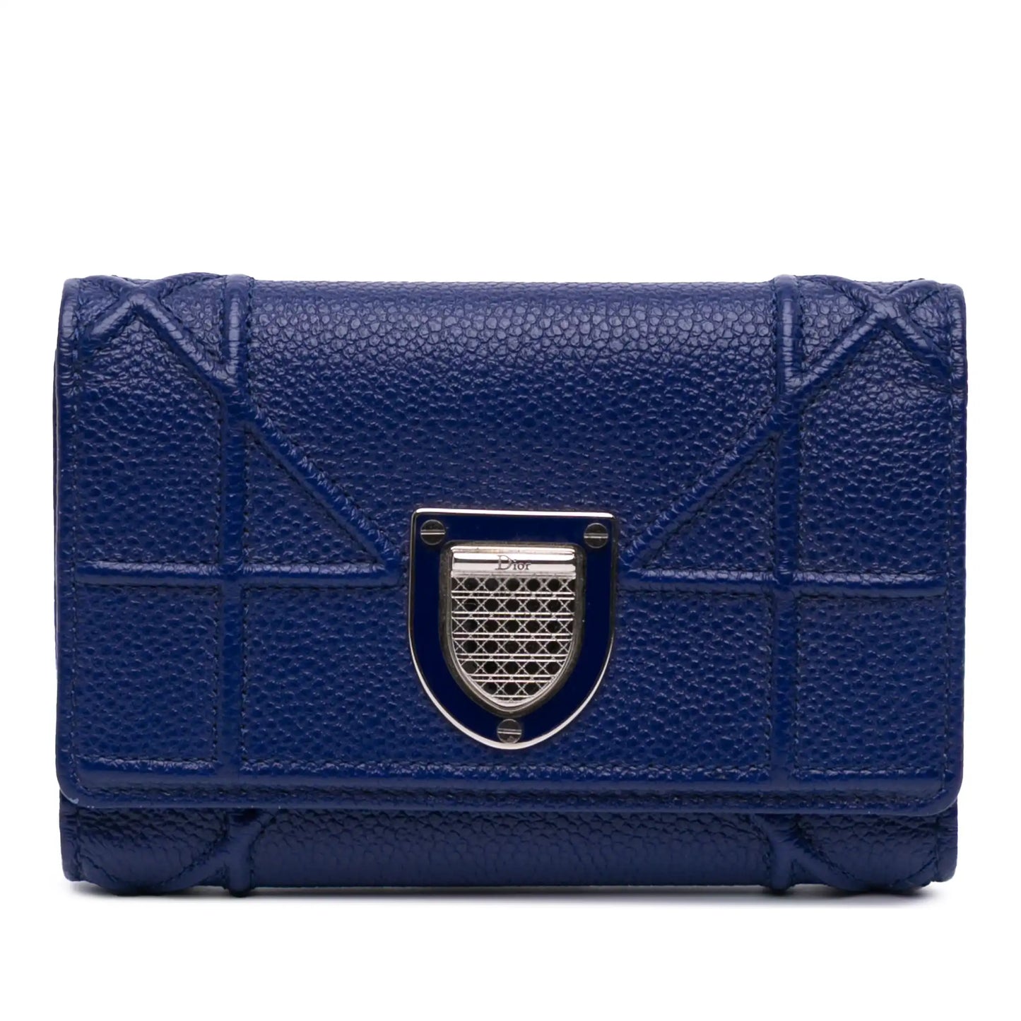 Dior Grained Calfskin Diorama Elancee Wallet