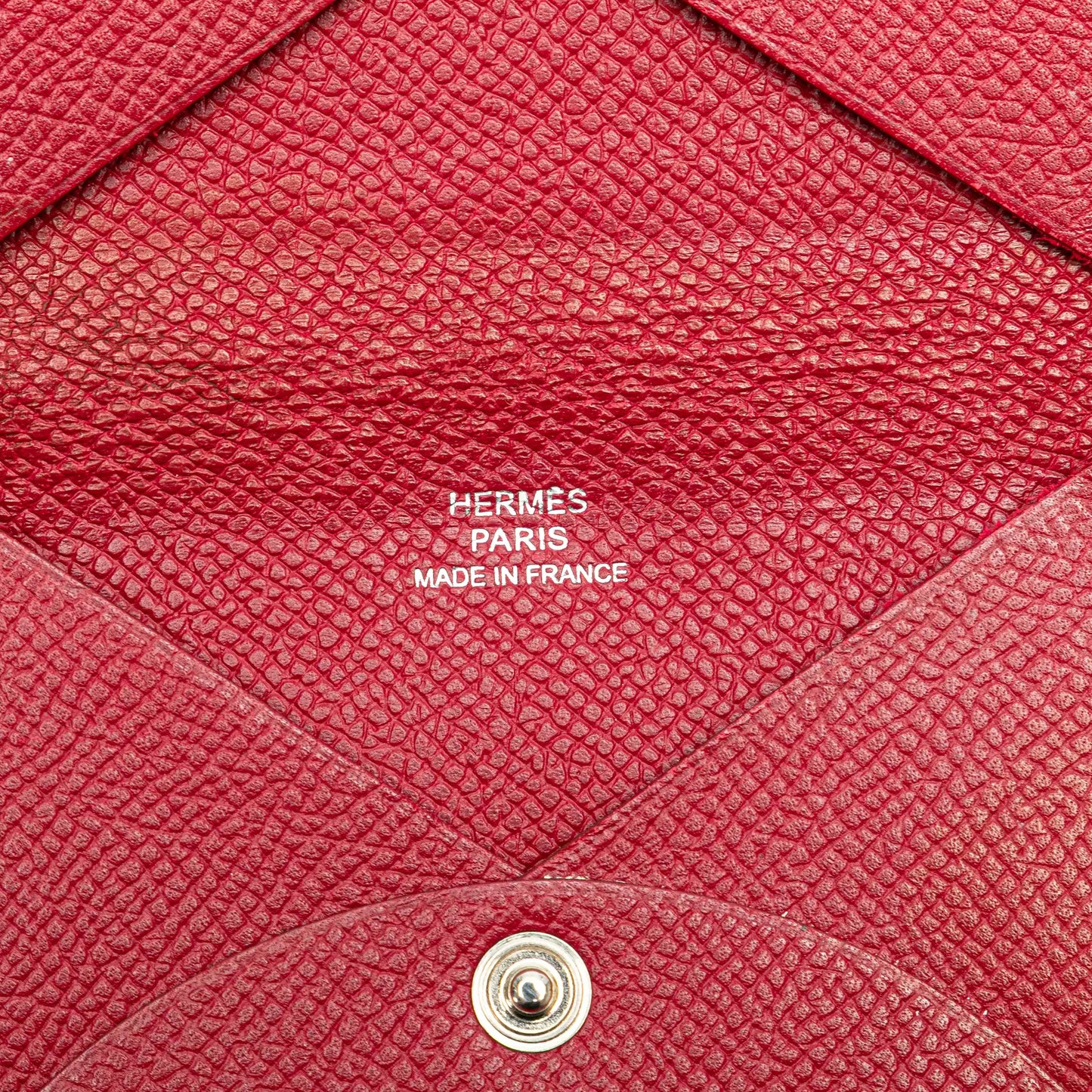 Hermès Epsom Calvi Card Holder